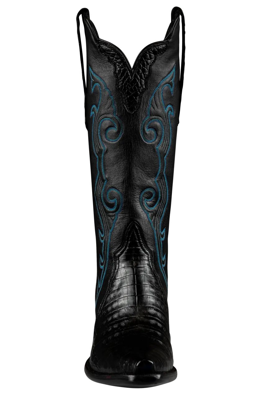 Stallion Caiman Gallegos Cowgirl Boots - Black