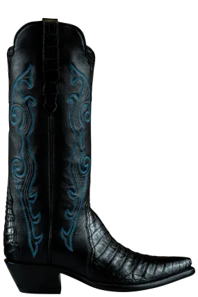 Stallion Caiman Gallegos Cowgirl Boots - Black