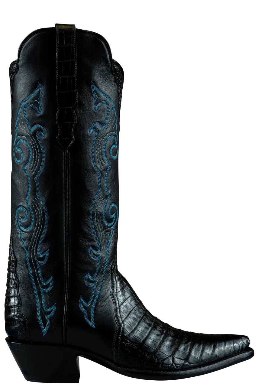 Stallion Caiman Gallegos Cowgirl Boots - Black