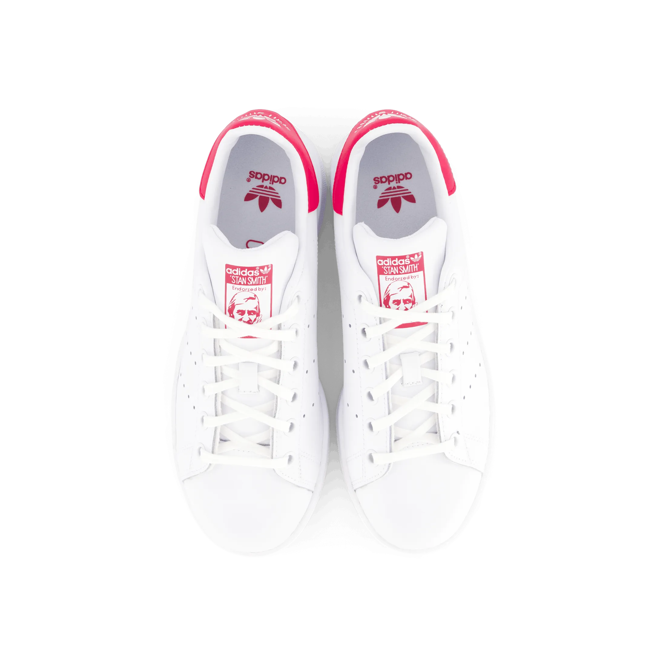 Stan Smith J Ftwr White/Bold Pink