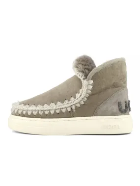 Stivaletto in Montone Sneakers Bold Glitter Grigio