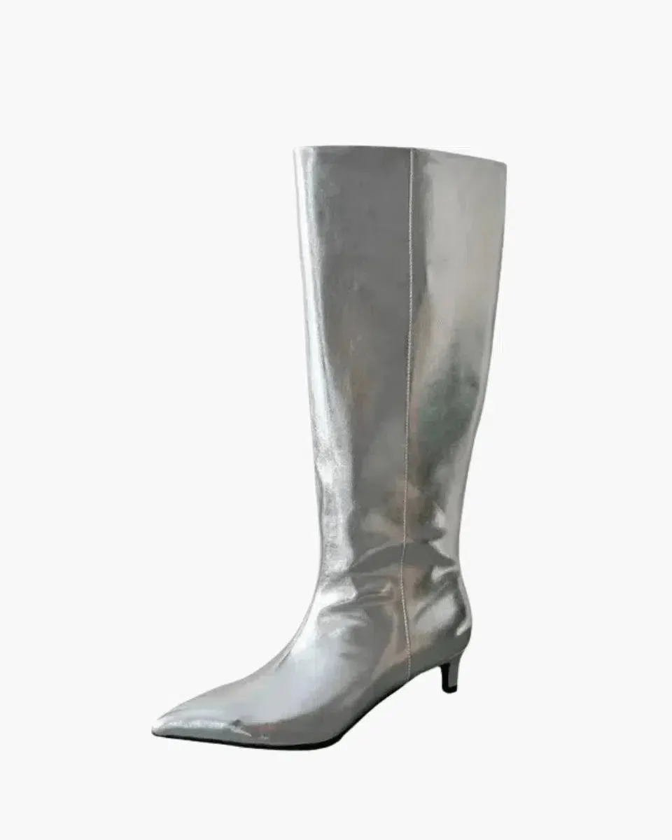 Tiziana – Kitten heel – Knee-high boots