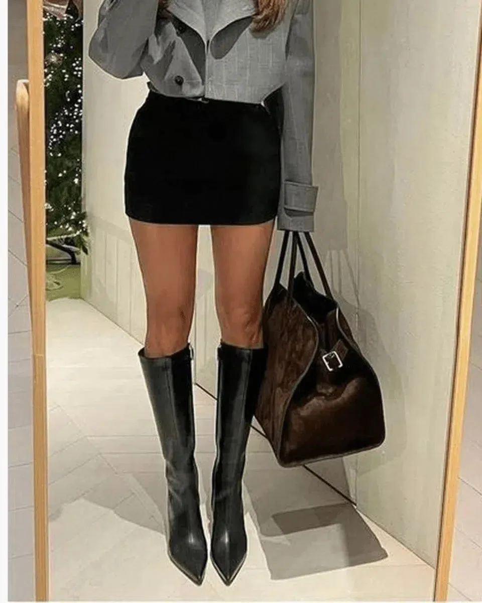 Tiziana – Kitten heel – Knee-high boots