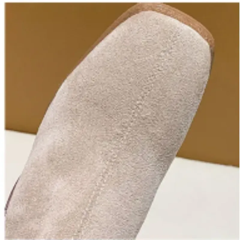 Women - Ankle Boots - Block Heels with Side Zipper - Stylish Footwear for Every Occasion