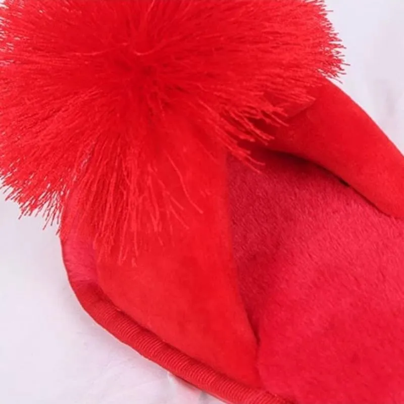 Women's Plush Solid Home Slippers